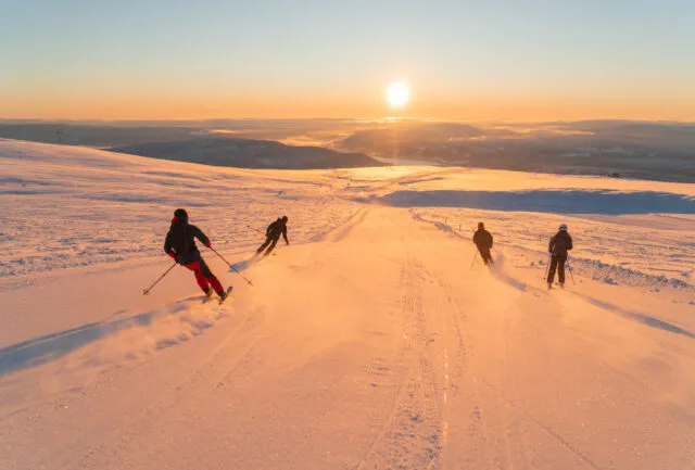 ING – Geilo_Norway_Sunset_Skiing