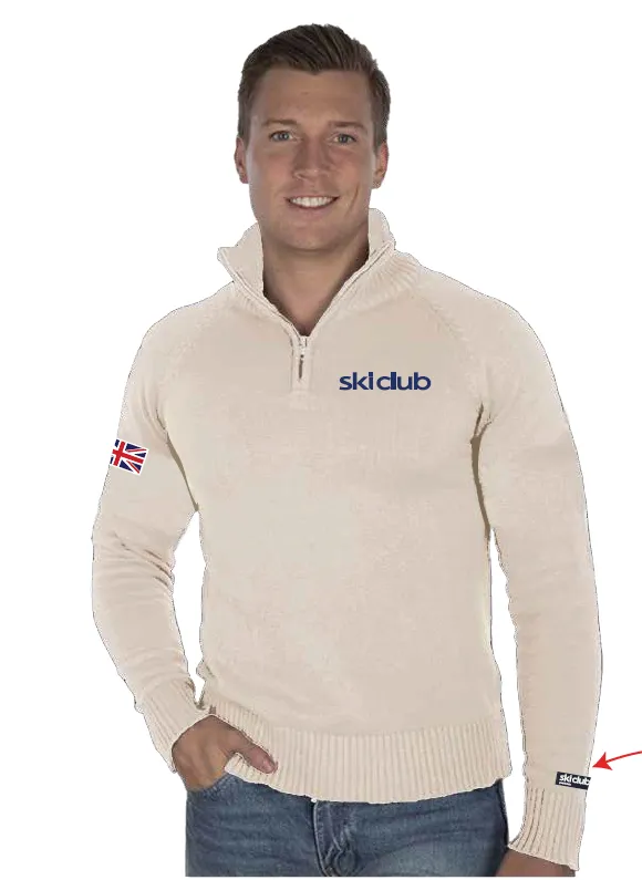 Ski Club Half Back Zip Jumper