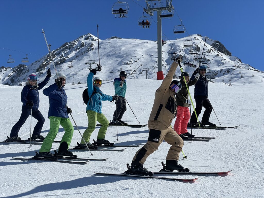 Ski Club members