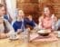 Skiing in Tirol, Austria - A family enjoying local dishes in Ski Juwel Alpbachtal Wildschoenau. Credit shootandstyle