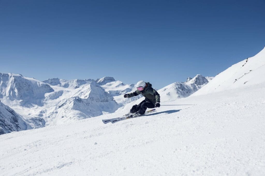 BOA's revolutionary new fit system allows for more comfort, control and speed on the slopes. Credit Tom Klocker Photo