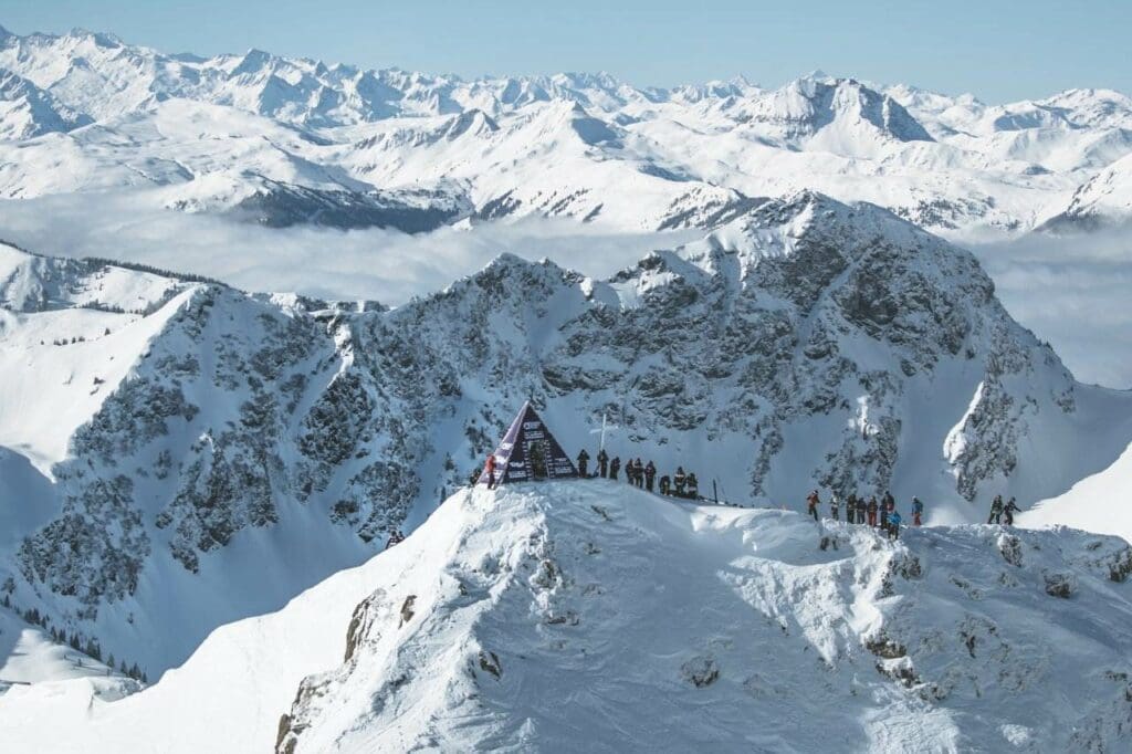 Austria's top ski resort Skicircus - Freeride World Tour. Credit saalbach.com and J Bernard