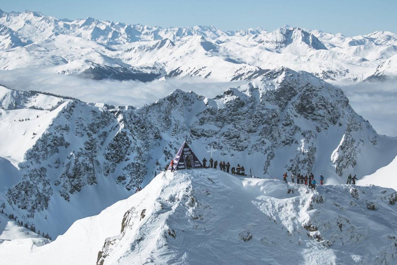 Austria's top ski resort Skicircus - Freeride World Tour. Credit saalbach.com and J Bernard