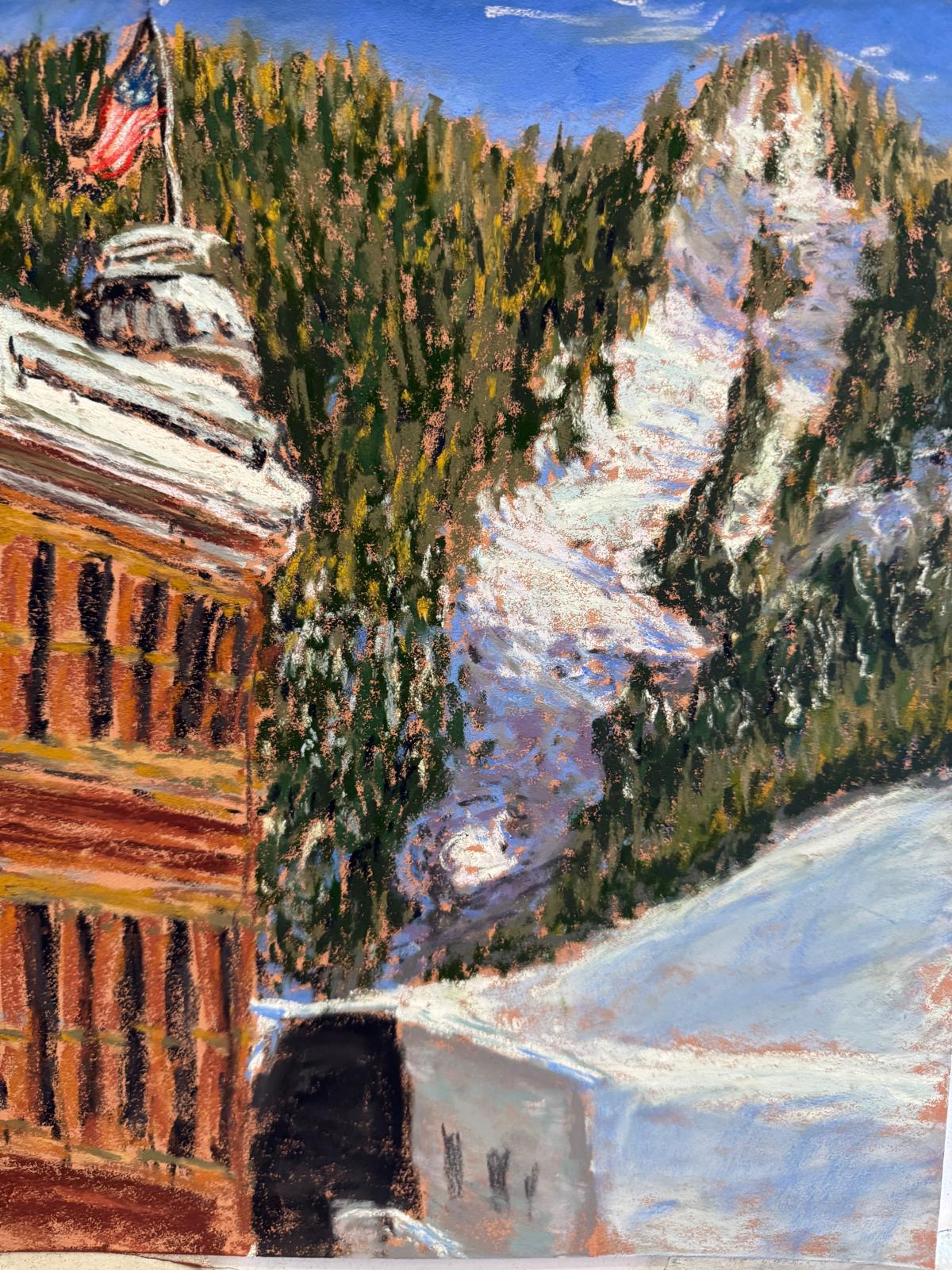 Aspen Mountain from Downtown Aspen