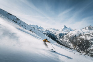 Skiing in Zermatt