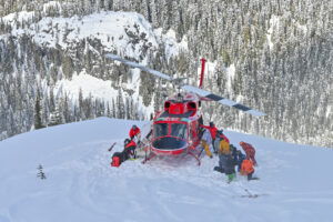 Heli-skiing in Whistler