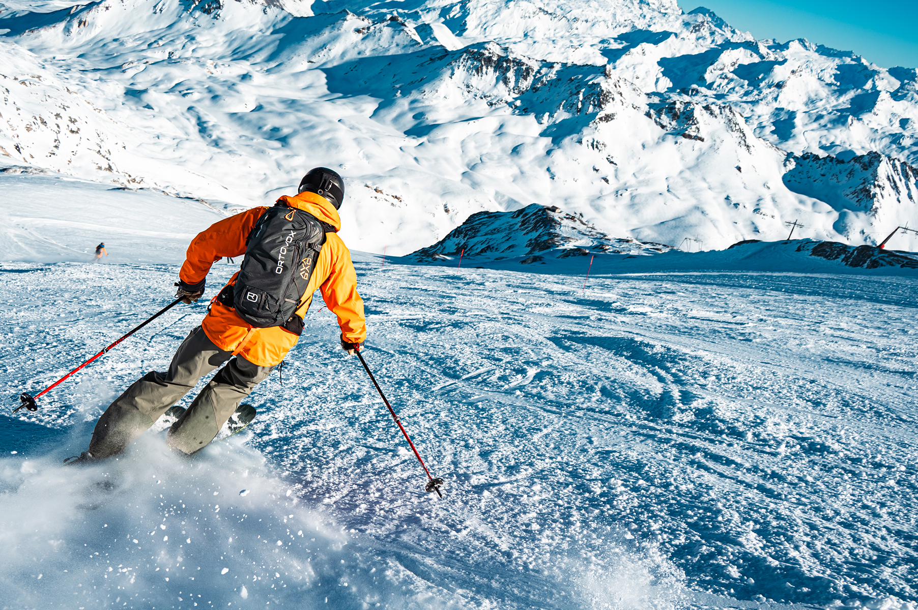 Ski Club members on piste on an All Mountain holiday