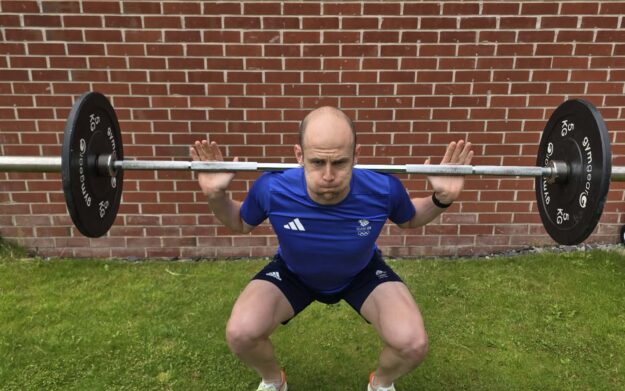 Dave Ryding weight lifting