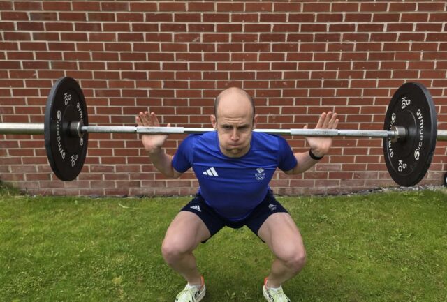 Dave Ryding weight lifting