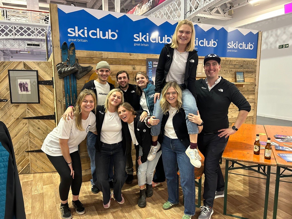 Skiclub Team at the snowshow
