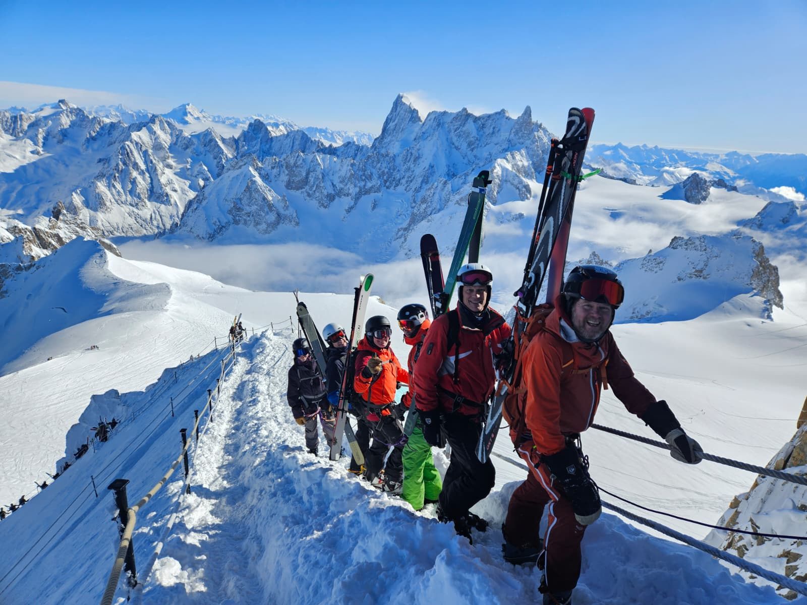 Along the ridge, Chamonix