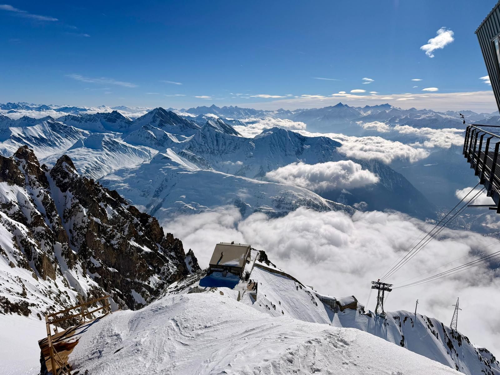 The view from the top, Chamonix